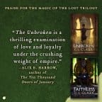 Praise for the Magic of the Lost trilogy
<p>"The Unbroken is a thrilling examination of love and loyalty under the crushing weight of empire." —Alix E. Harrow, author of Ten Thousand Doors of January</p>
<p>The Unbroken and The Faithless by C.L. Clark are available now from Orbit" width="444"></figure><!-- /wp:image --><!-- wp:paragraph --><p>The rest of this newsletter will catch you up on little bonus material, summer appearances, and some general plans for upcoming work (including an exciting new announcement!).</p><!-- /wp:paragraph --><!-- wp:separator --><hr class=